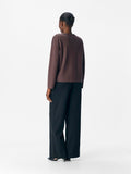 Object Long Sleeved Knitted Pullover - Seal Brown