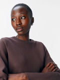 Object Long Sleeved Knitted Pullover - Seal Brown