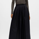 Object Paige A-Line Maxi Skirt - Black