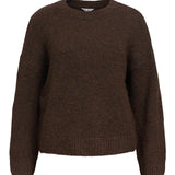 Object Knitted Pullover - Seal Brown