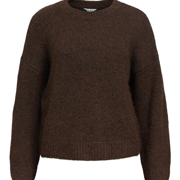 Object Knitted Pullover - Seal Brown