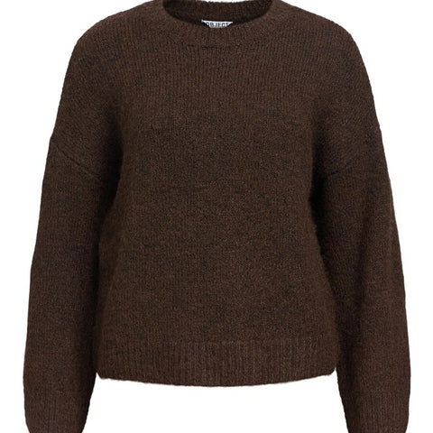 Object Knitted Pullover - Seal Brown