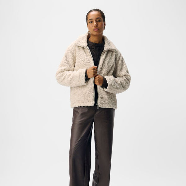 Object Freya Jacket White Sand