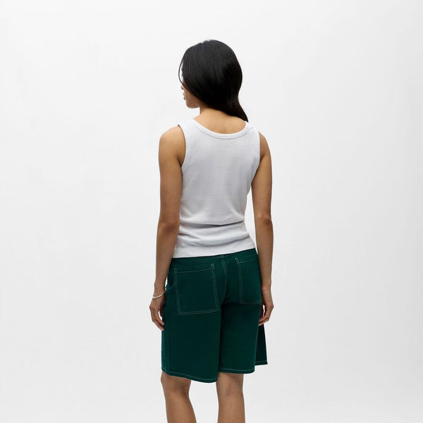 Object Moli Classic Ribbed Tank Top White