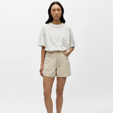 Object Andrea High Waisted Shorts - Birch
