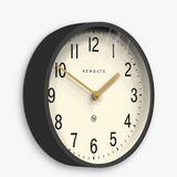 Newgate Master Edwards Wall Clock in Black