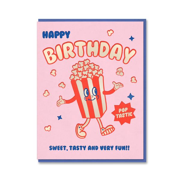 1973 Happy Birthday Card - The Toonies: Popcorn