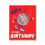 1973 Happy Birthday Card - The Toonies: Disco Ball