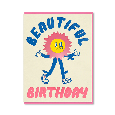 1973 Happy Birthday Card - The Toonies: Flowers