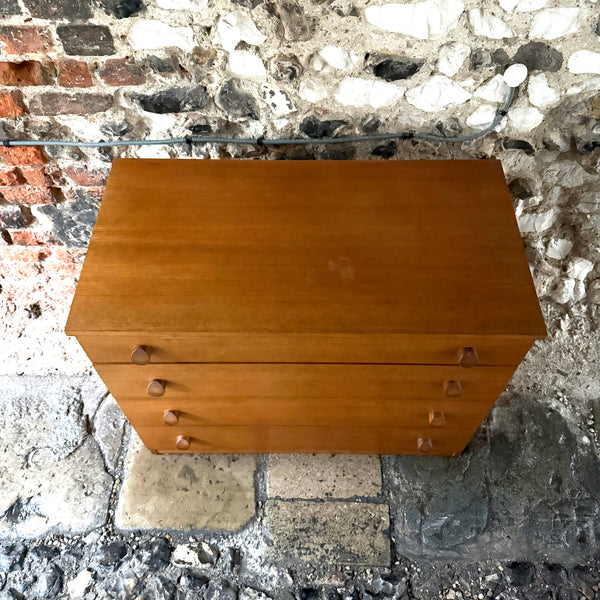 Mid Century Avalon Teak Low Chest of Drawers