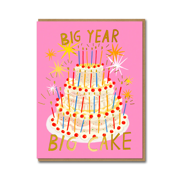 Carolyn Suzuki Gigantic Cake Card