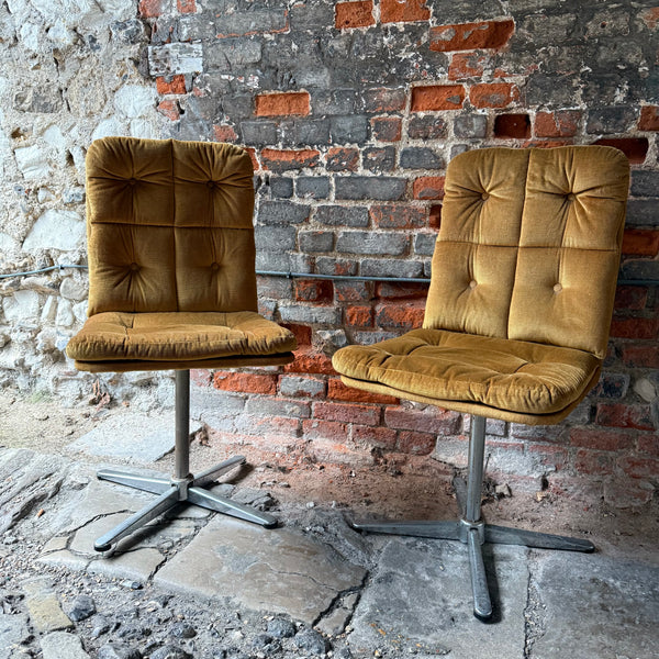 Mid Century Peak Furniture Swivel Chairs