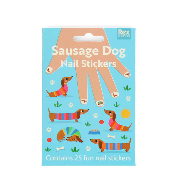 Sausage Dog Nail Stickers
