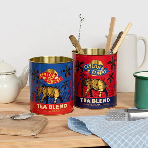 Vintage Inspired Tea Storage Tins