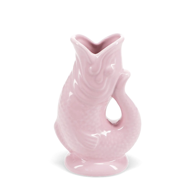 Ceramic Fish Vase Midi - Pink