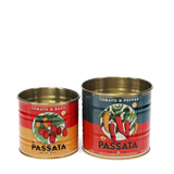 Vintage Inspired Mini Passata Storage Tin