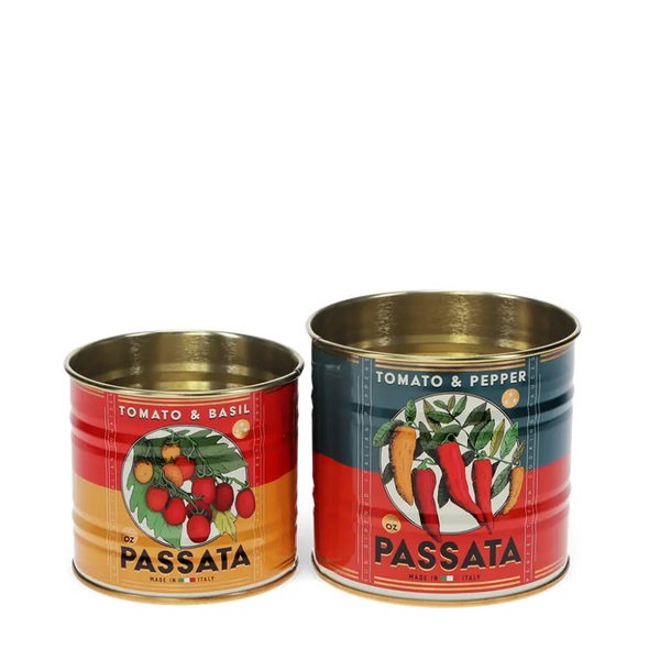 Vintage Inspired Mini Passata Storage Tin