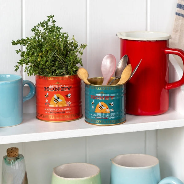 Vintage Inspired Mini Wildflower Honey Tins