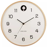 Wall-Clock-Natural-Cuckoo - Birch White