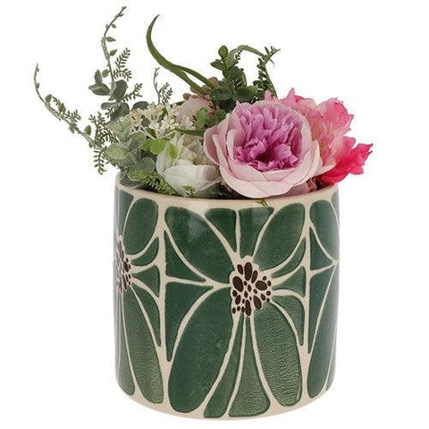 Tropical Petal Planter Large Green