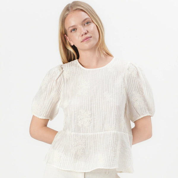 Object Zelma Top - White Sand