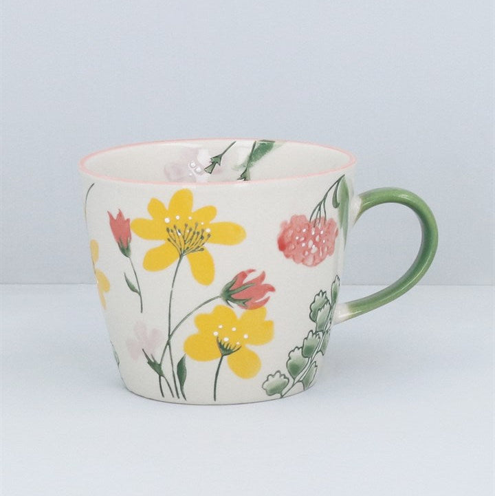 Gisela Graham Yellow Buttercup Mug