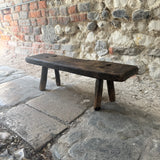 Antique Hungarian Low Stool