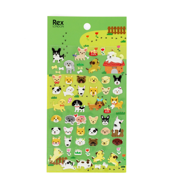 3D Puffy Stickers - Dogs