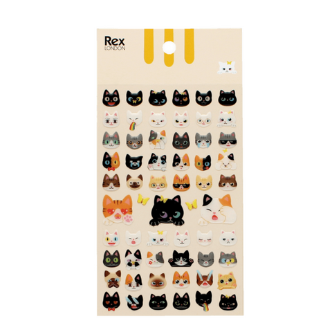 3D Puffy Stickers - Quirky Bunny