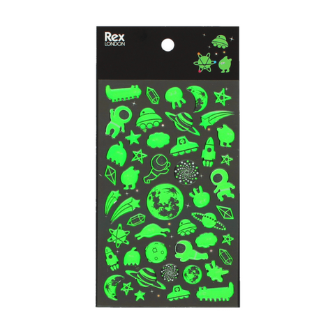 3D Puffy Stickers - Space (Glow in the dark)