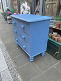 Antique Painted Pine Chest Of Drawers