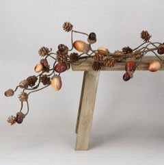 Faux Acorn Garland