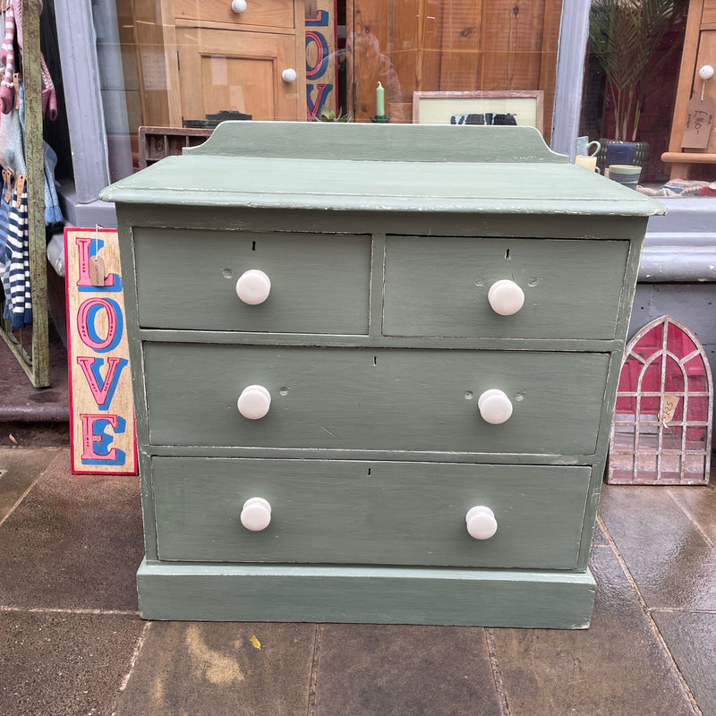 Antique Painted Chest Of Drawers