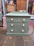 Antique Painted Chest Of Drawers