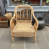 Bamboo and Wicker Chair