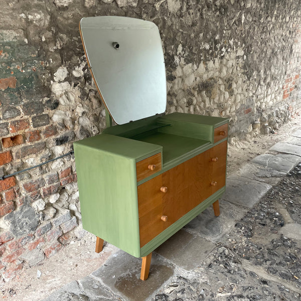 Mid Century Advance Painted Dressing Chest