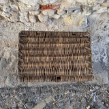 Vintage Postal Wicker Basket