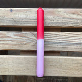 Dip Dye Dinner Candles - Dahlia Beach
