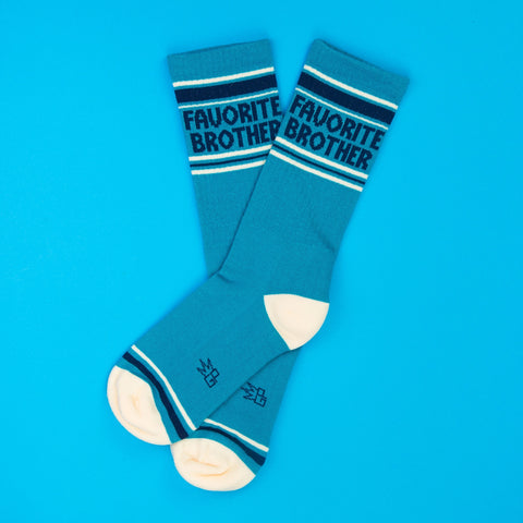 Gumball Poodle Favourite Brother Gym Crew Socks
