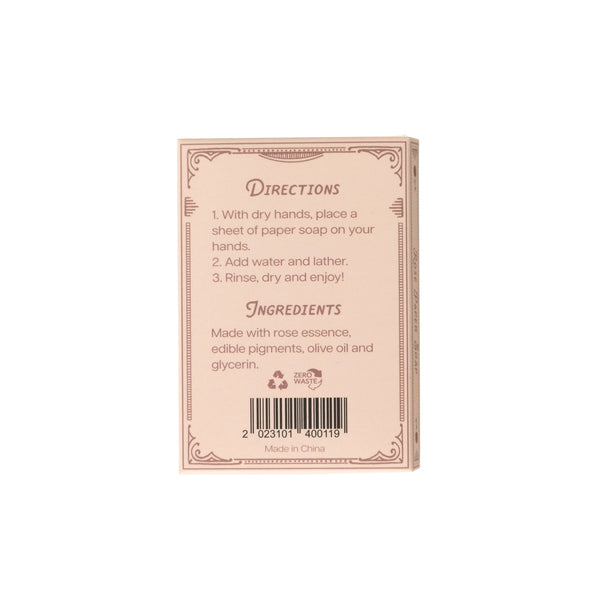 Paper Soap Rose Scent