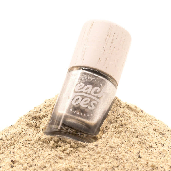 Beach Toes Heavy Metal Silver