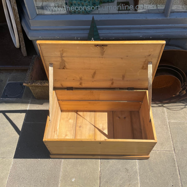 Antique Pine Blanket Box