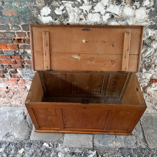Antique Pine Large Blanket Box