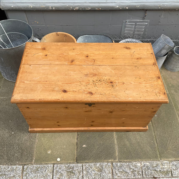 Antique Pine Blanket Box