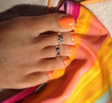 Beach Toes Orange Splash