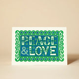 Peace & Love Christmas Card