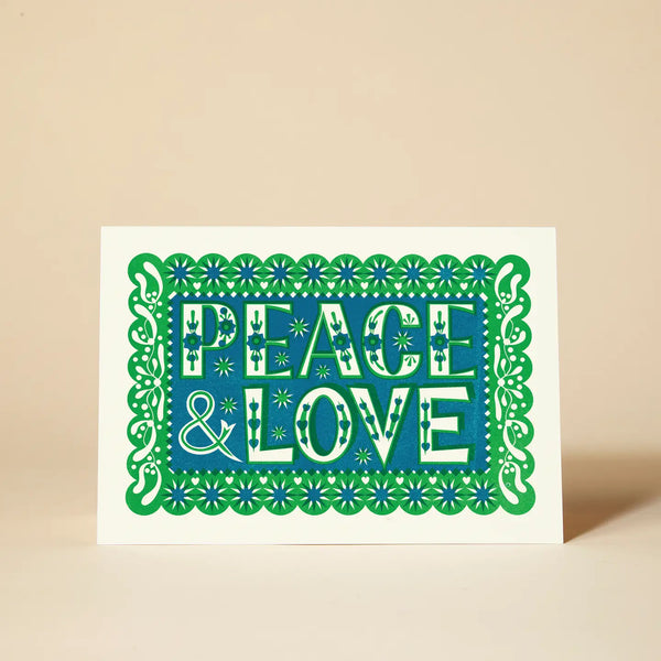 Peace & Love Christmas Card