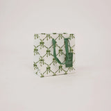 Hand Block Printed Gift Bags - Holly Green