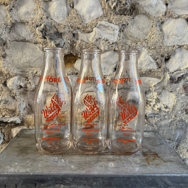 Vintage Dairy Milk Bottles