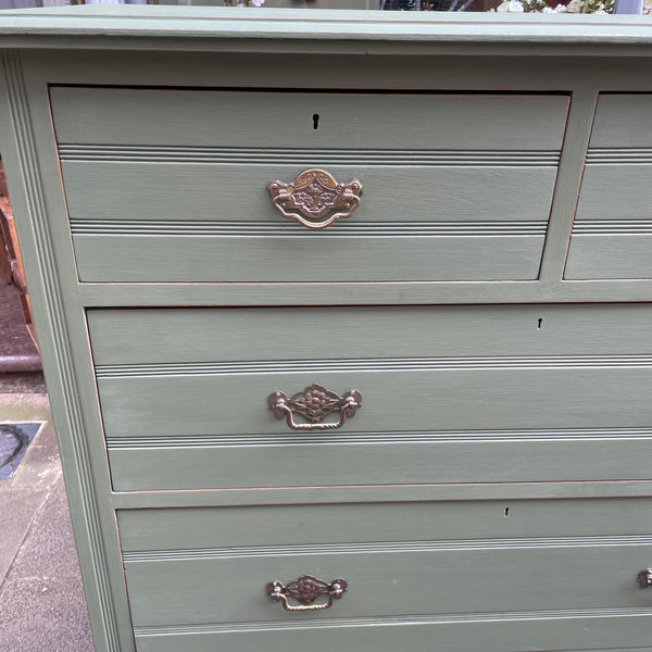 Antique Painted Chest Of Drawers